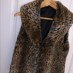 Leopard vest